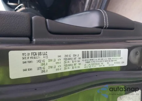 2015 Jeep Grand Cherokee Limited из США, поврежденный, VIN 1C4RJFBG3FC852254